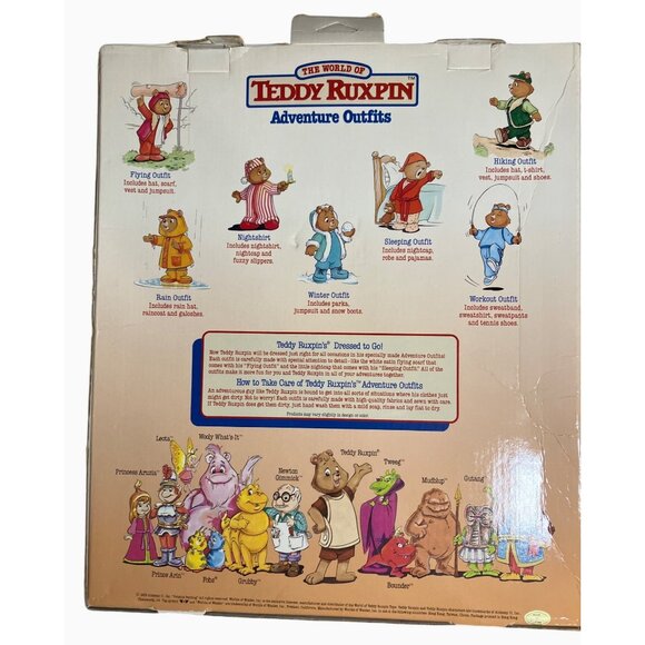 Teddy Ruxpin Adventure Outfit "The Flying Outfit" Worlds Of Wonder - Picture 6 of 11